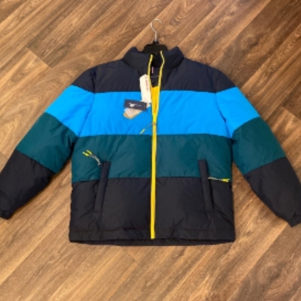 Tommy Hilfiger Color Block‎ Puffer Jacket - Picture 5 of 6